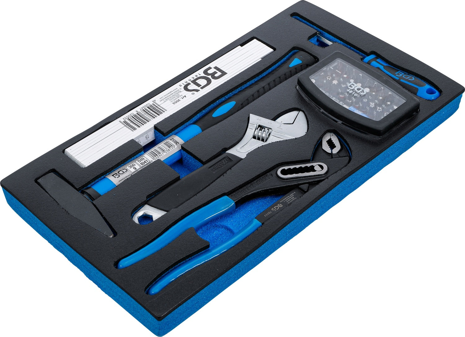 BGS 2002-9 Schaumeinlage für Artikel 2002 Handwerkzeuge Bits