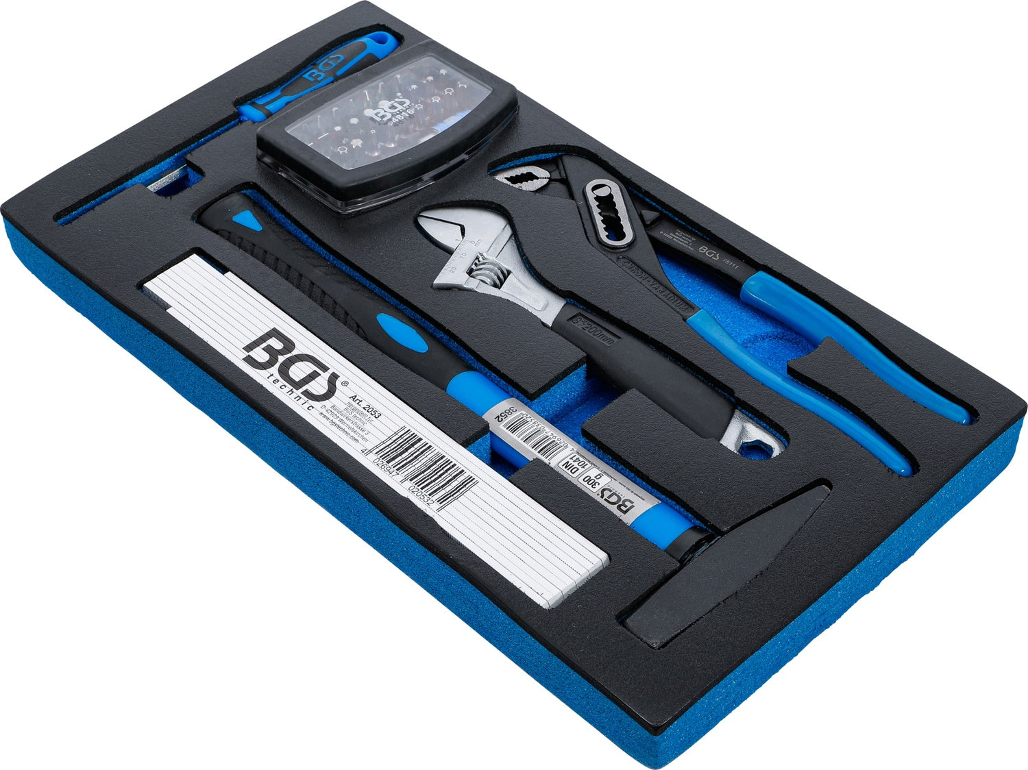 BGS 2002-9 Schaumeinlage für Artikel 2002 Handwerkzeuge Bits