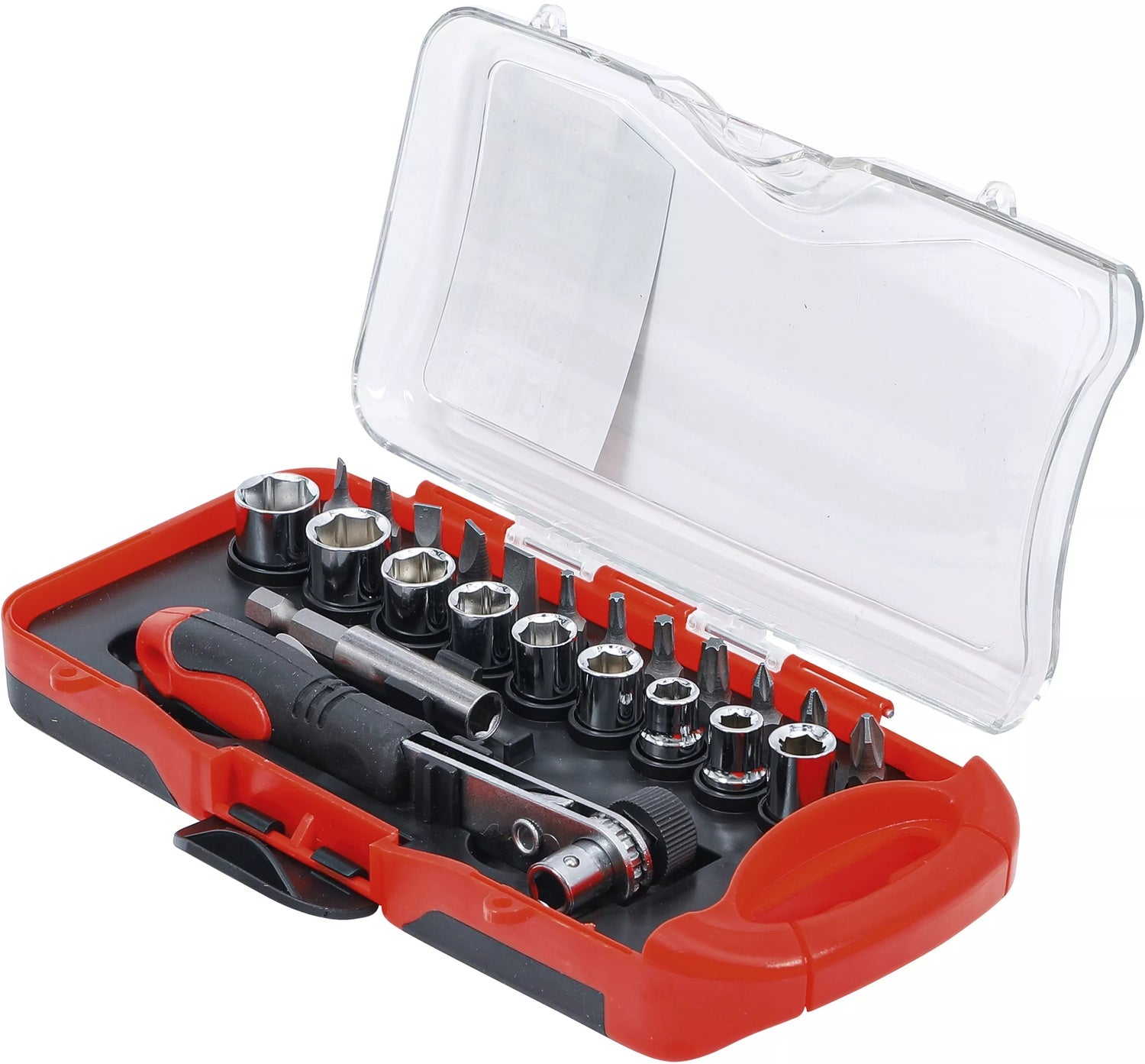 BGS DIY 20123 Satz Bits Bithalter Steckschlüsseleinsätze mit Bit-Knarre