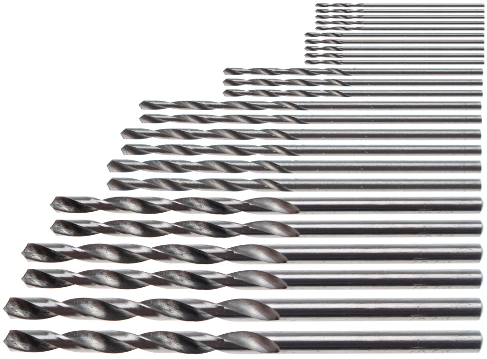 BGS 2023 Satz Minibohrer Bohrer HSS Ø0,5 0,6 1,0 1,2 1,5 1,8 2,0 2,35 3mm