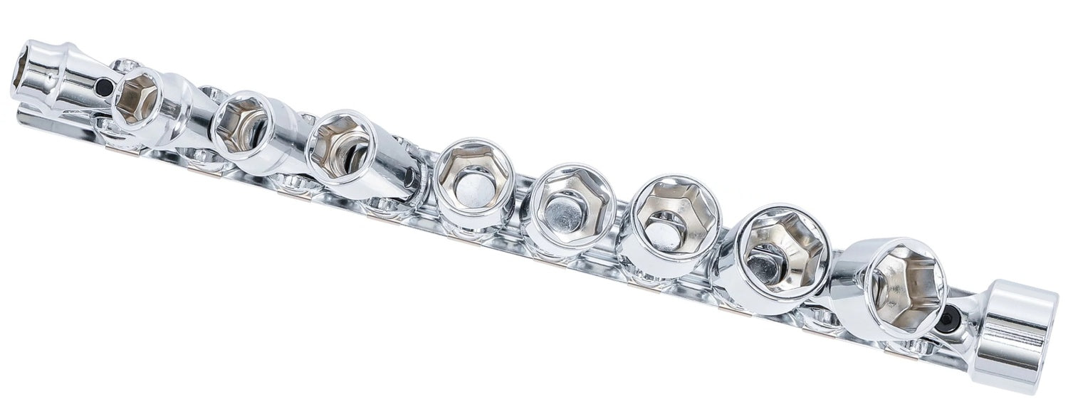 BGS 205 Satz Gelenkeinsätze Sechskant Antrieb 10mm (3/8") SW 10 - 19mm