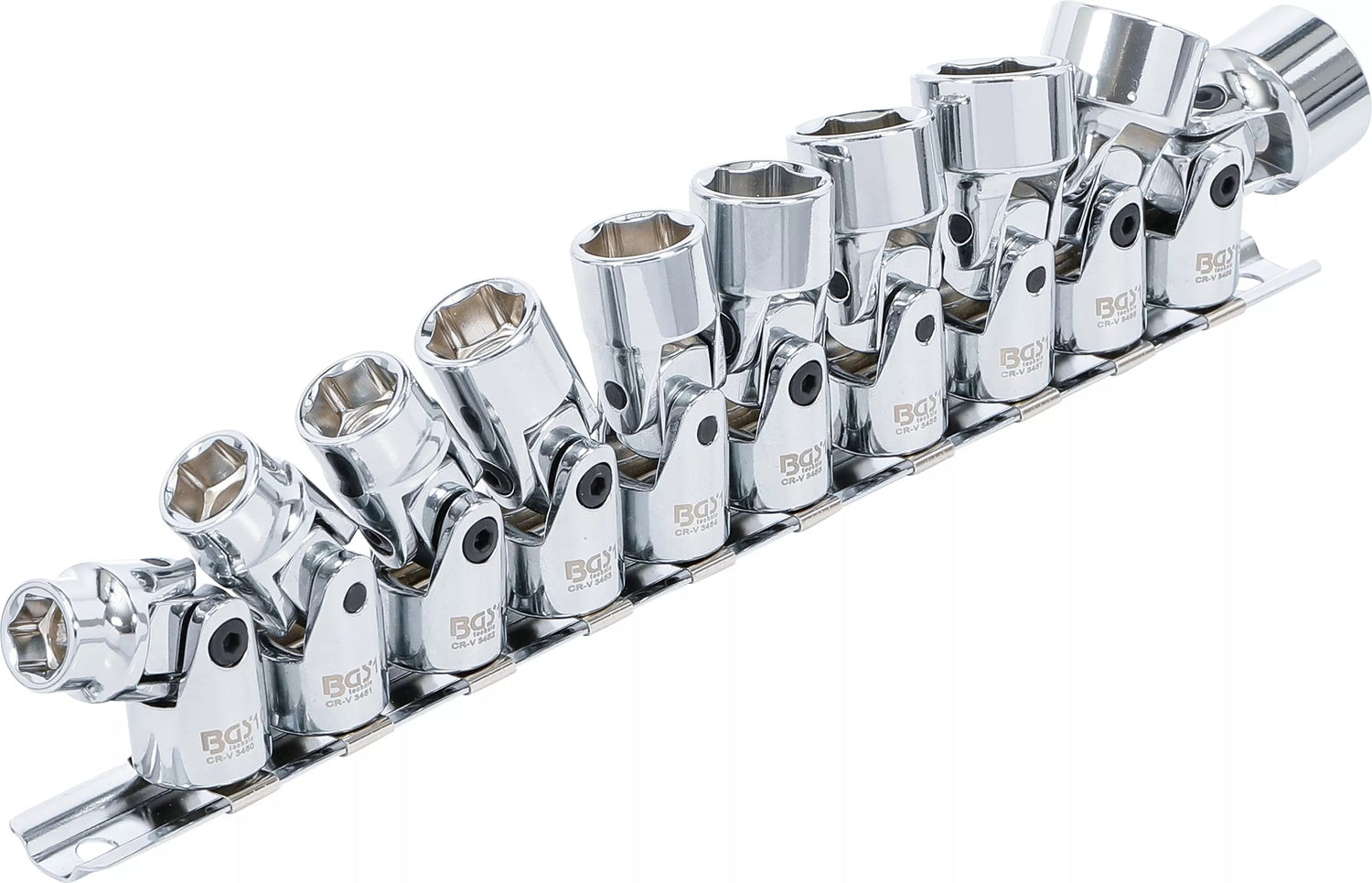 BGS 205 Satz Gelenkeinsätze Sechskant Antrieb 10mm (3/8") SW 10 - 19mm