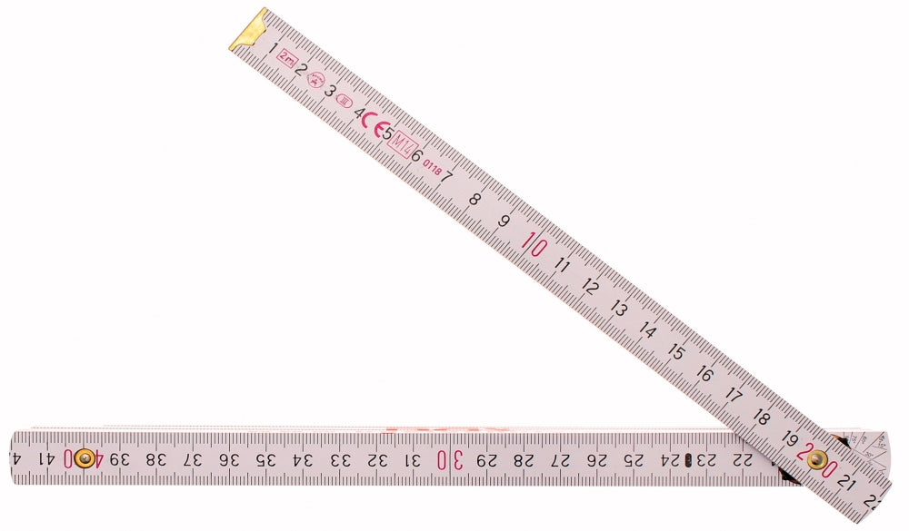 BGS 2053 Gliedermaßstab aus Holz Länge 2m