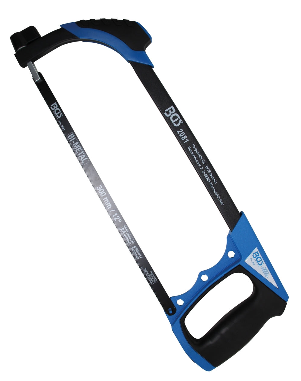 BGS 2081 Aluminium Sägebogen inklusive HSS-Sägeblatt 300mm