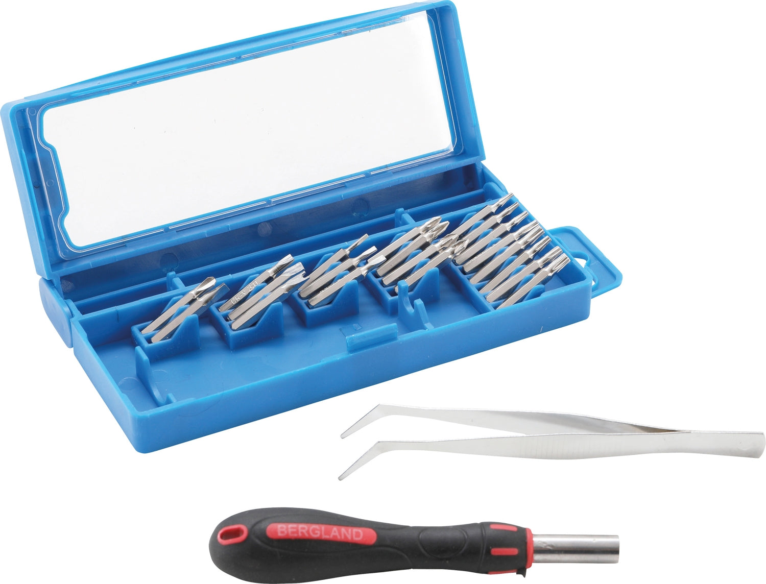 BGS DIY 20823 Satz MICRO Bit mit Halter 22 teilig