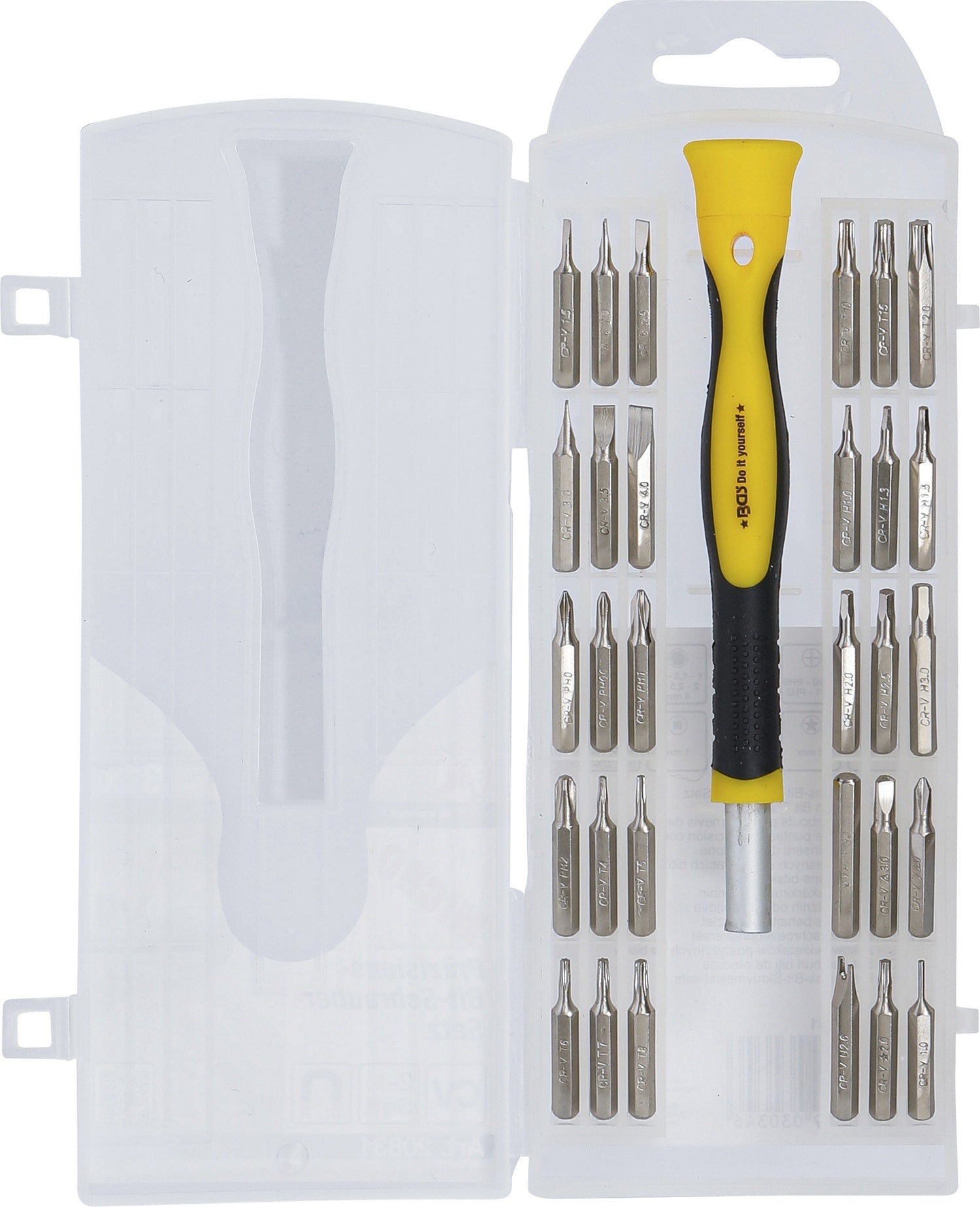 BGS DIY 20831 Satz Präzisions Bit Schraubendreher 31 teilig