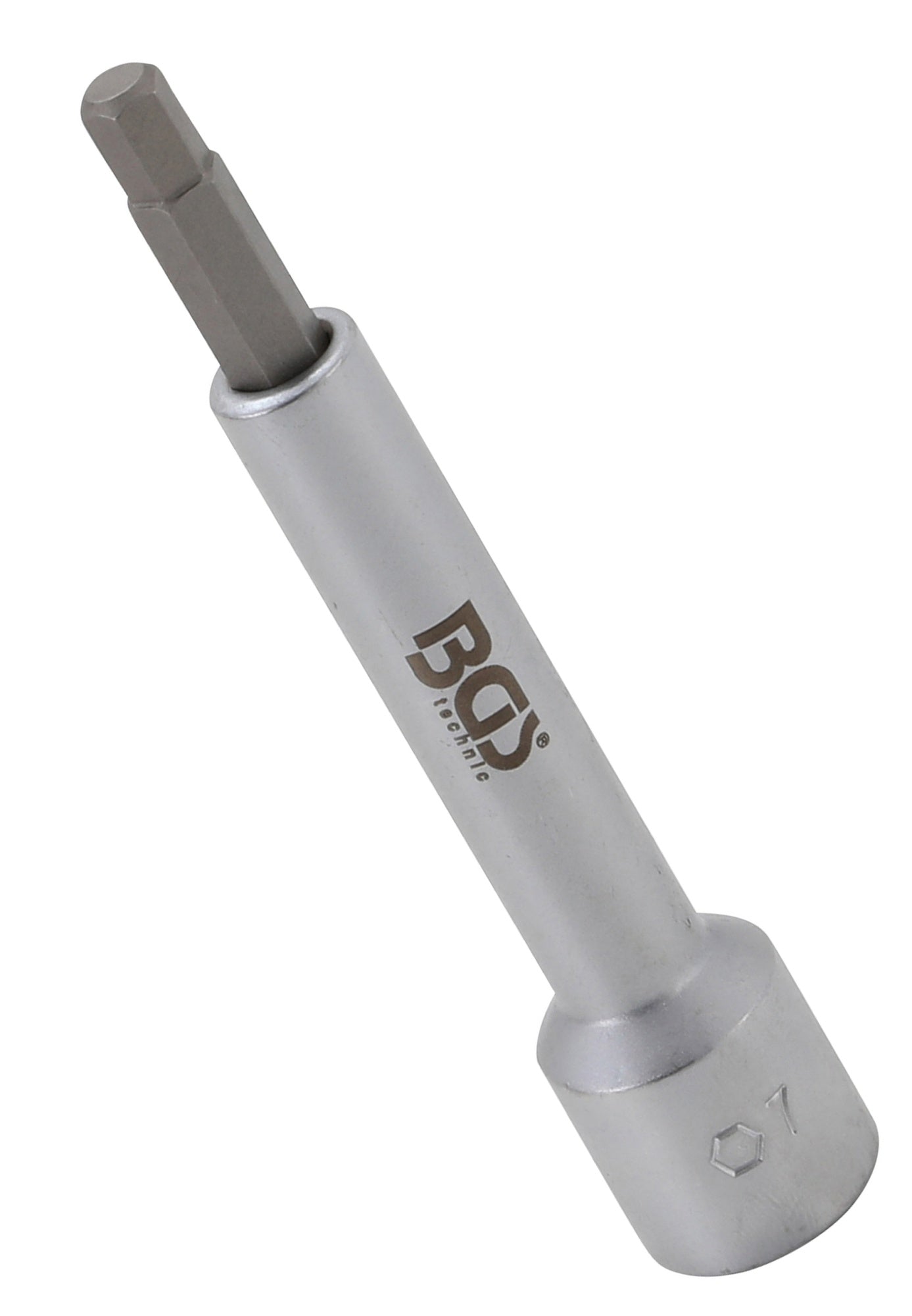BGS 2087-H7 Bit-Einsatz Antrieb Innenvierkant 12,5mm (1/2") Innensechskant 7mm