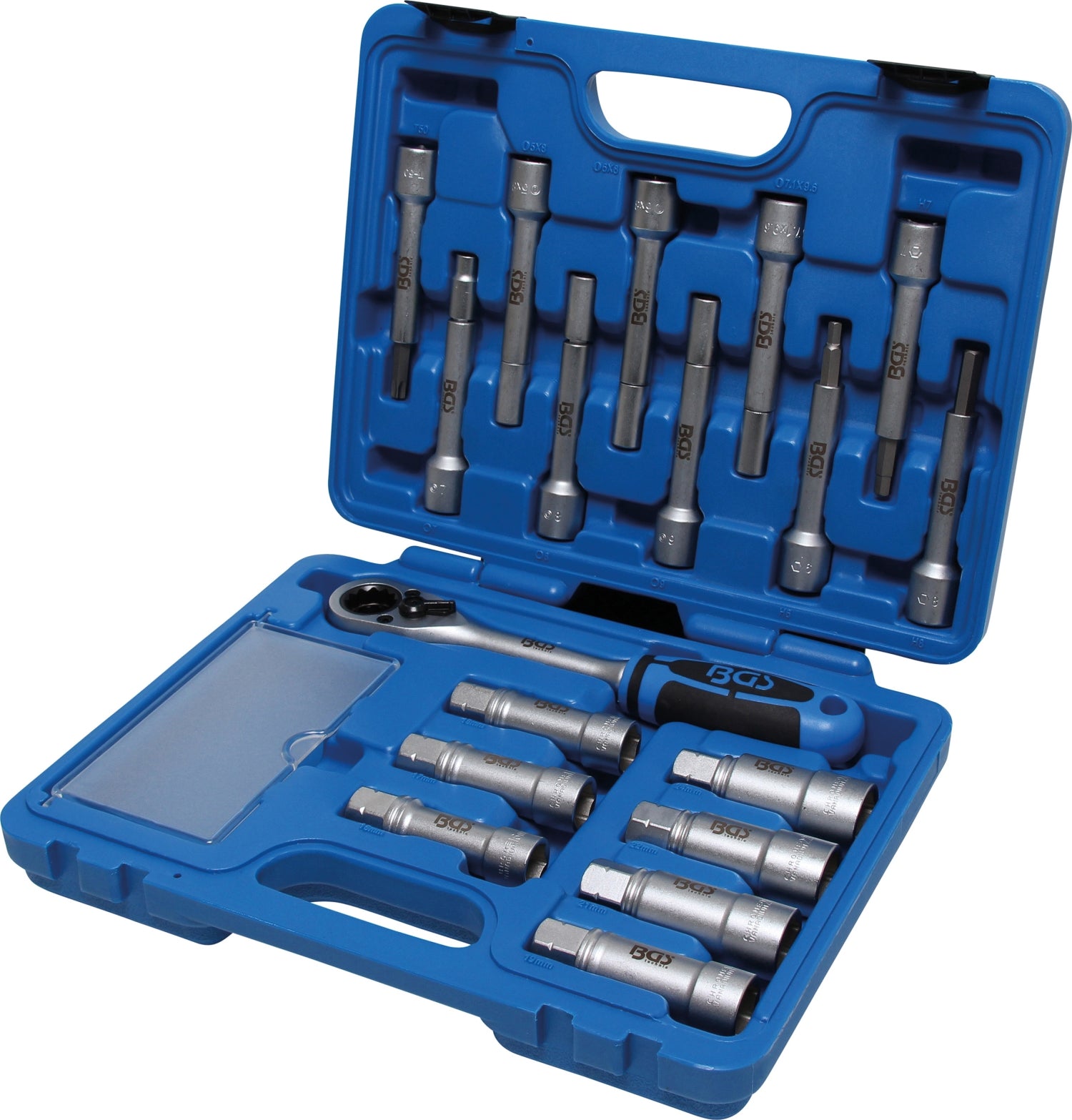 BGS 2087 Satz Werkzeug für Stoßdämpfer 18 teilig