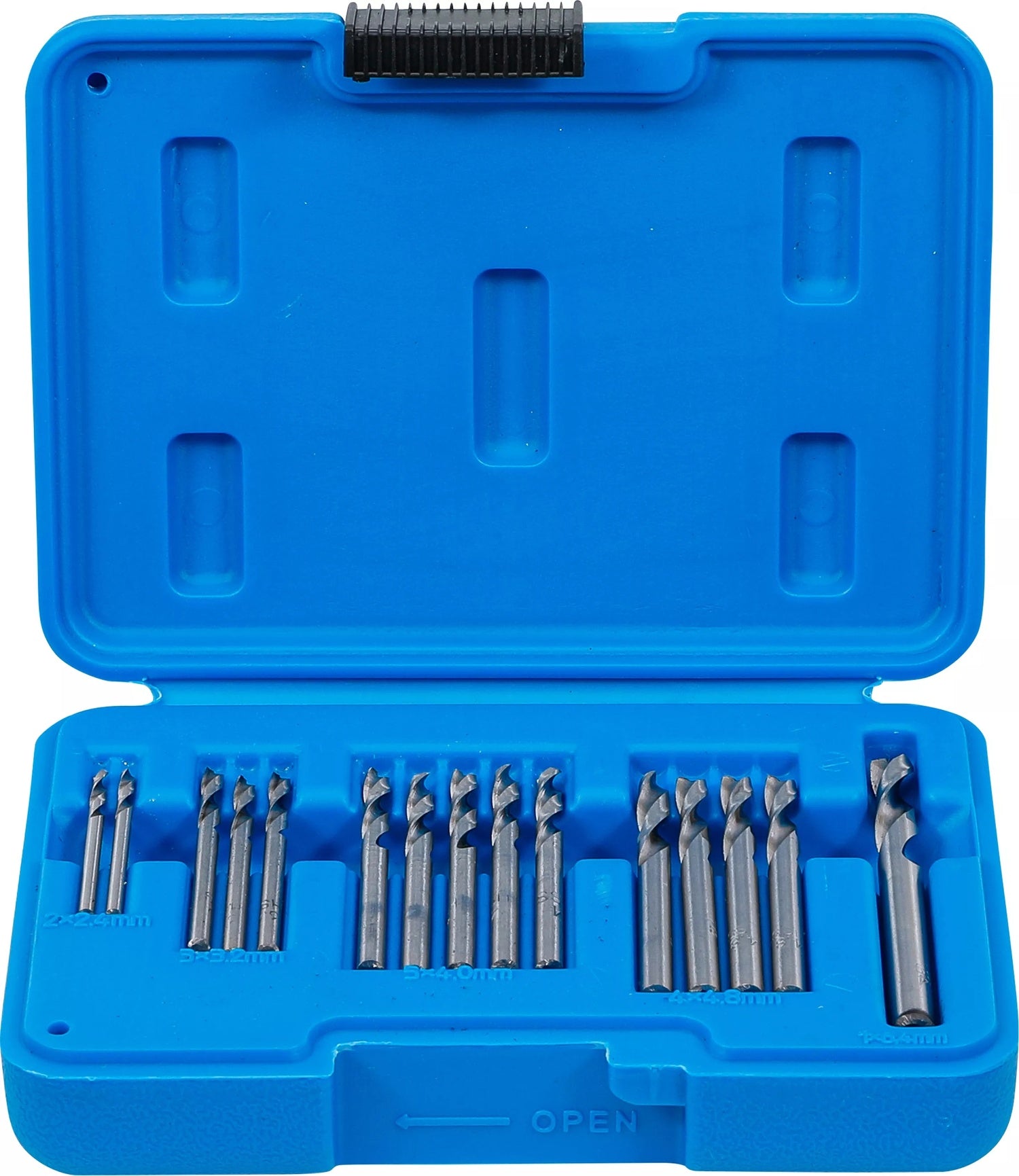 BGS 2097 Satz Blindnietbohrer HSS 2,4 - 6,4mm 15 teilig