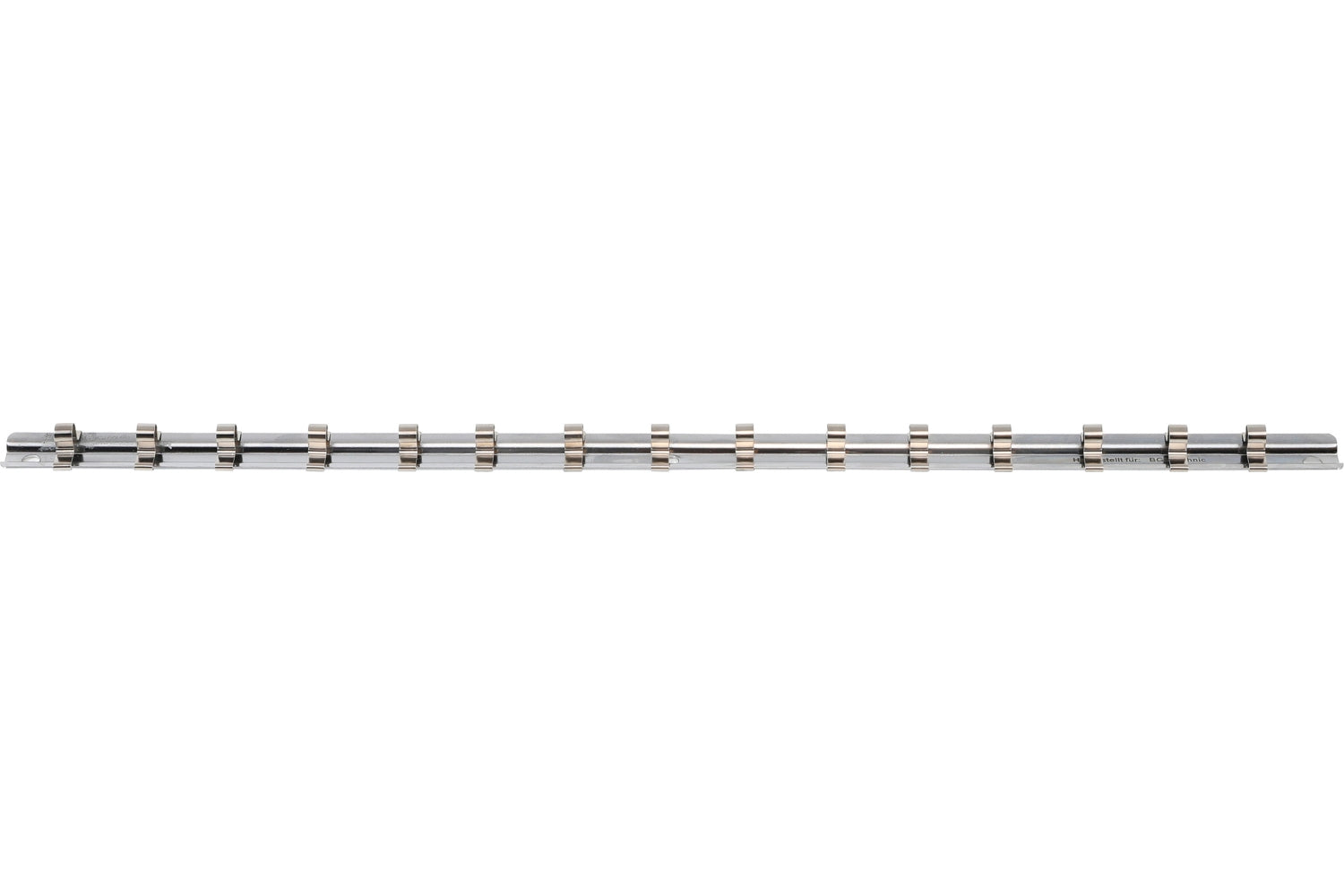 BGS 2120 Aufsteckschiene mit 15 Clips für Nüsse mit Vierkant 6,3mm (1/4")
