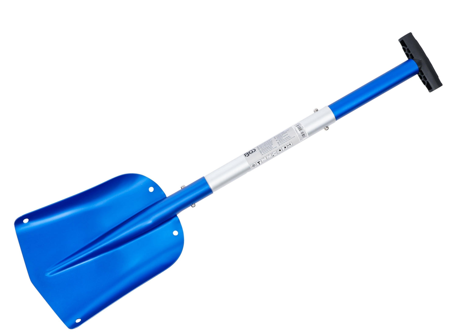BGS 2139 Aluminium Schneeschaufel mit steckbarem Schnellverschluss Stiel