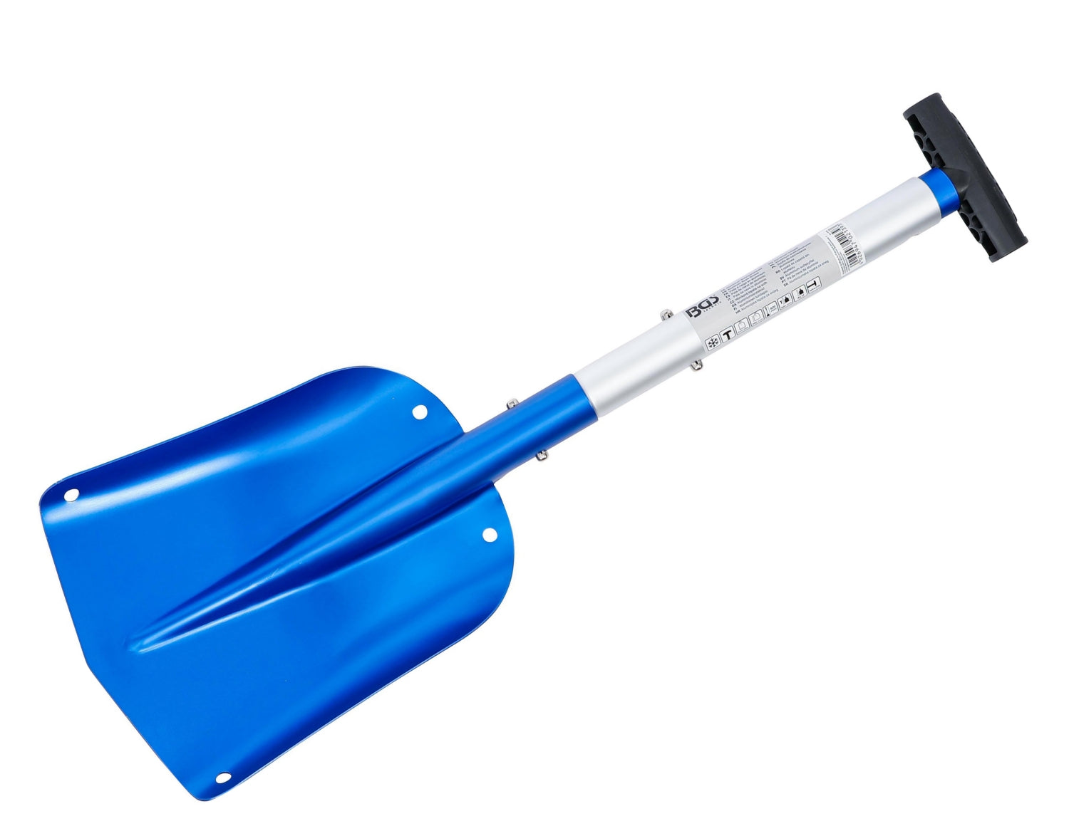 BGS 2139 Aluminium Schneeschaufel mit steckbarem Schnellverschluss Stiel