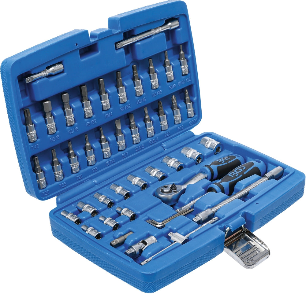 BGS 2141 ZOLL Satz Steckschlüssel Antrieb 6,3mm (1/2") 46 teilig