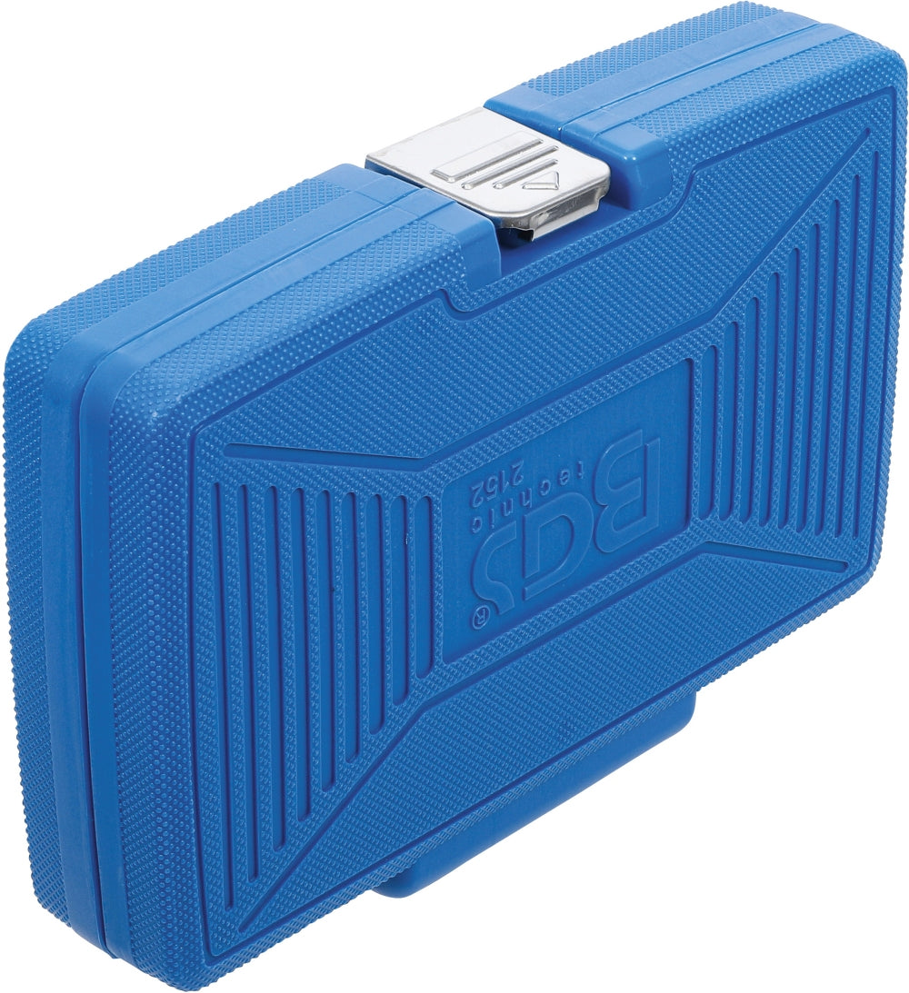 BGS 2152 Satz Steckschlüsseleinsätze Gear Lock Antrieb Innenvierkant 12,5mm (1/2") 19 teilig