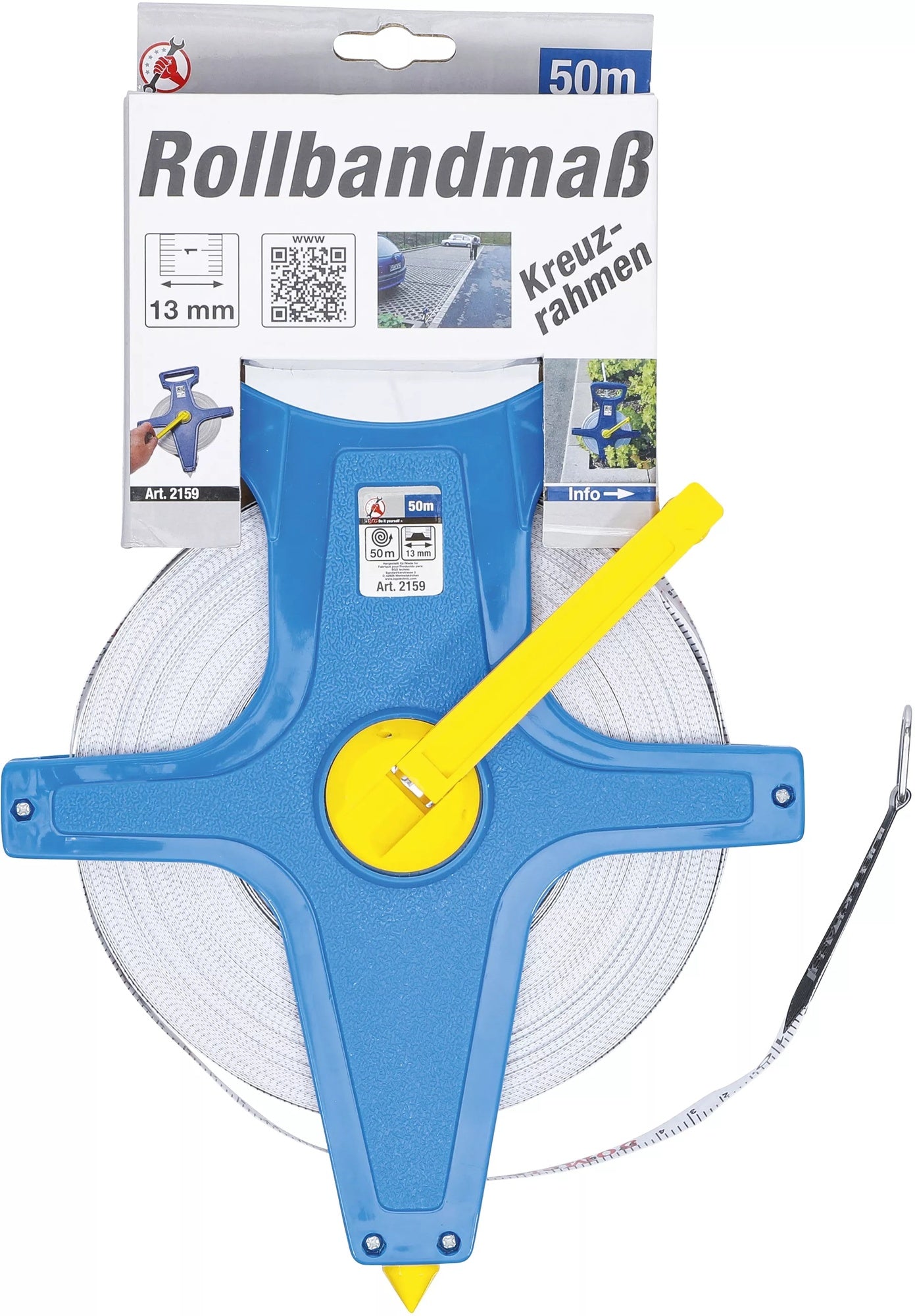 BGS DIY 2159 Rollbandmaß 50 Meter Maßband Mssband Bandmaß Bandmass