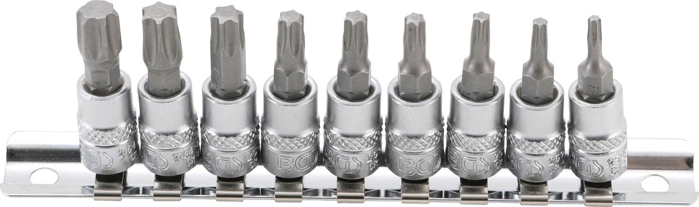 BGS 2164 Satz Biteinsätze Bits T-Profil (für Torx) T10 - T50 Antrieb 6,3mm (1/4")
