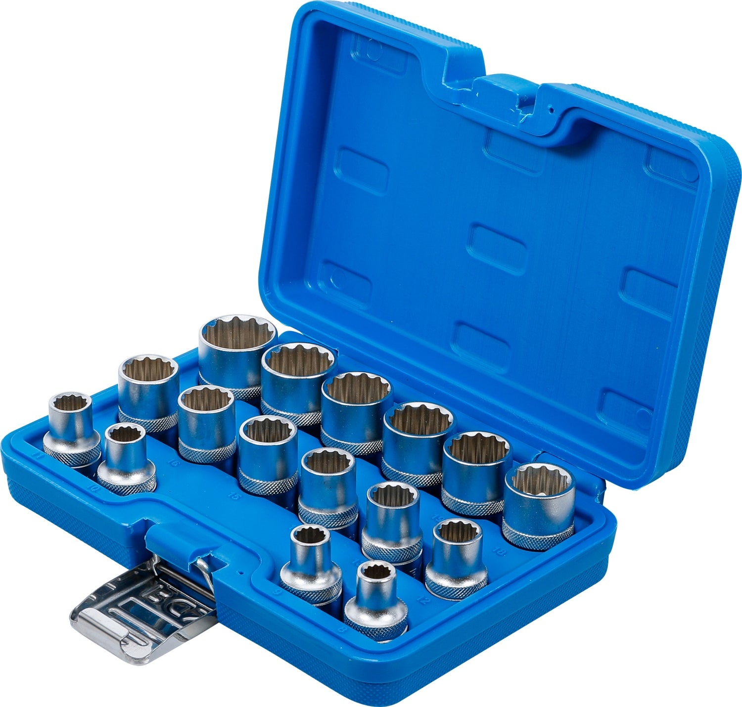 BGS 2226 Satz Nüsse Zwöfkant 12kant 8-24mm 16 teilig Antrieb 12,5mm(1/2")