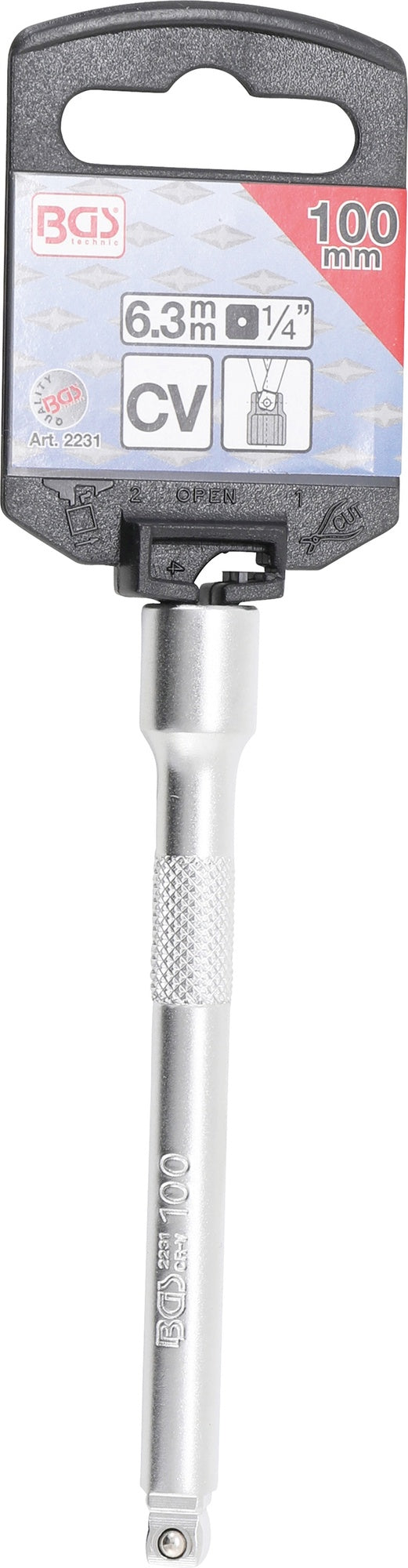 BGS 2231 Kippverlängerung 6,3mm (1/4") Länge 100mm