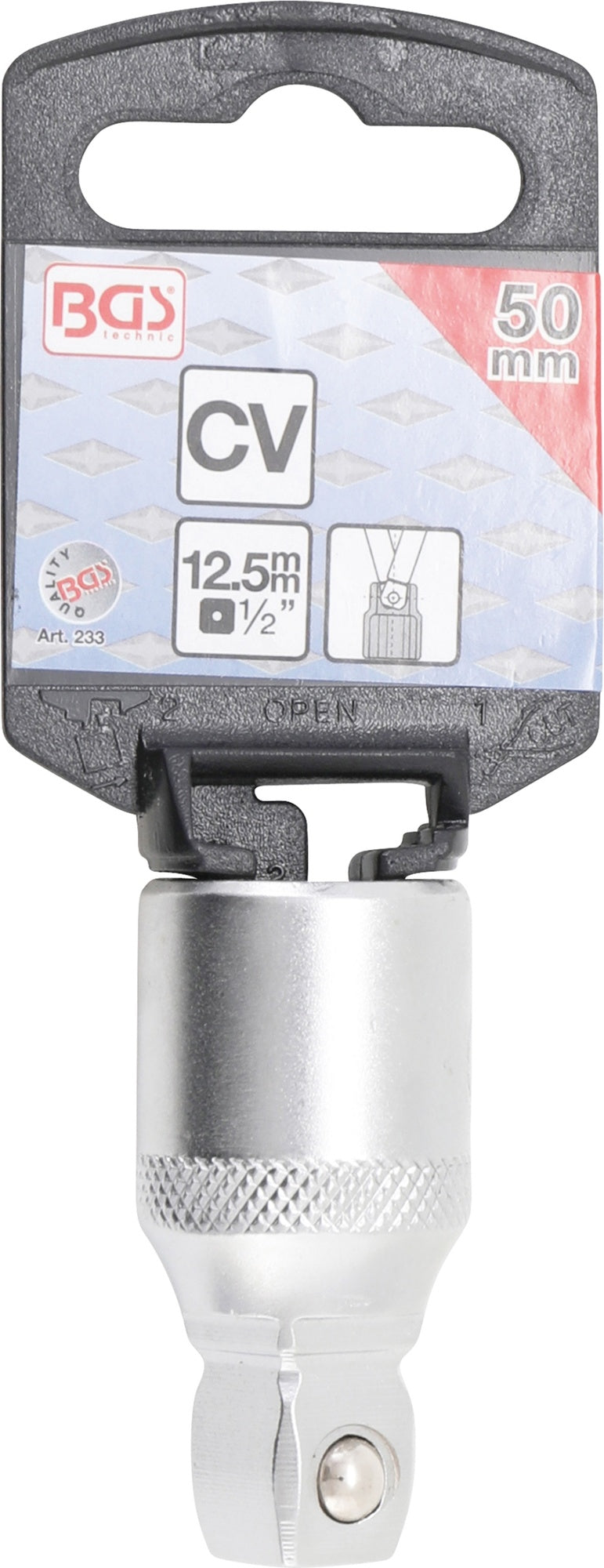 BGS 233 Kippverlängerung 12,5mm (1/2") Länge 50mm