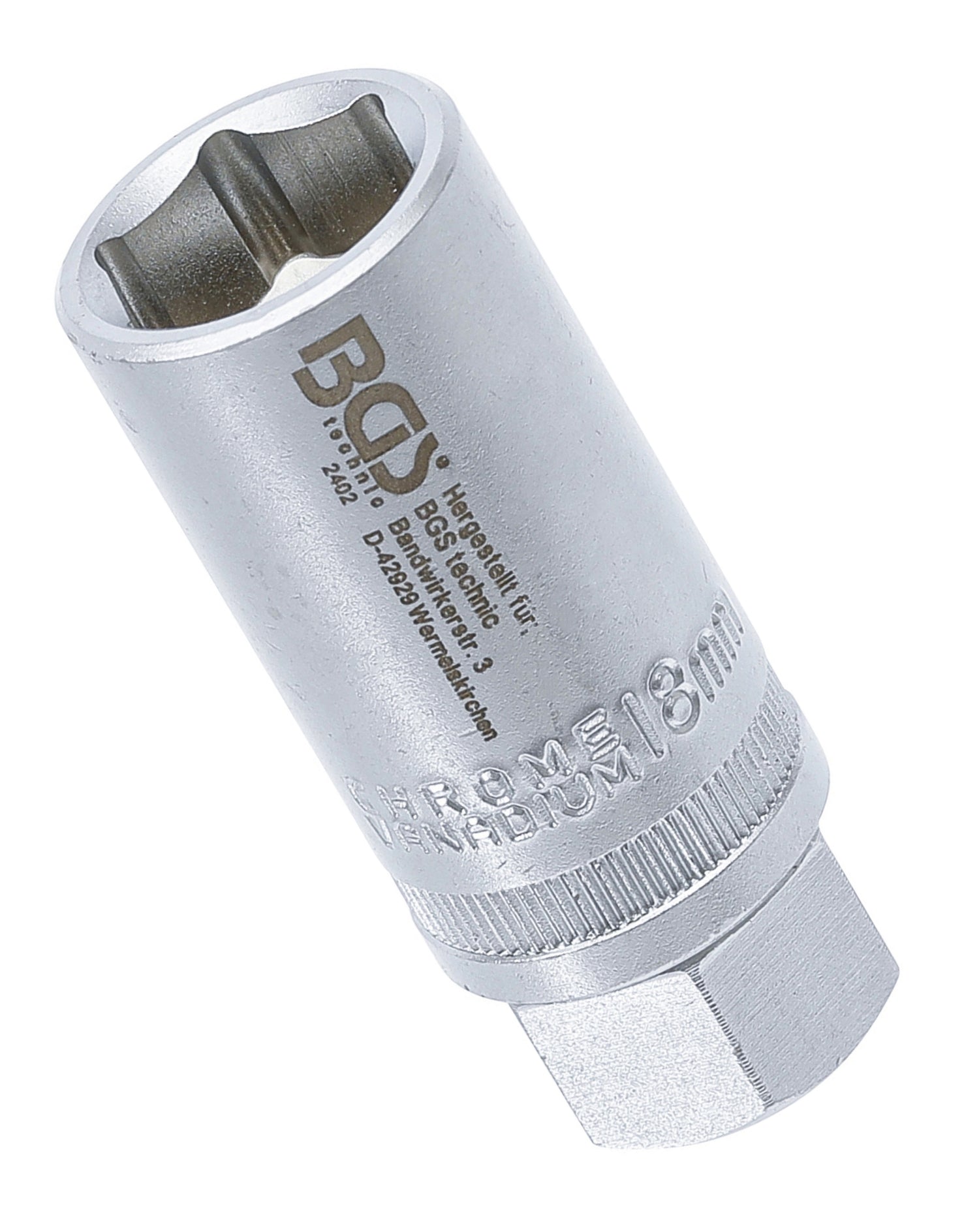 BGS 2402 Zündkerzen Einsatz Sechskant SW 18mm Antrieb 12,5mm (1/2")