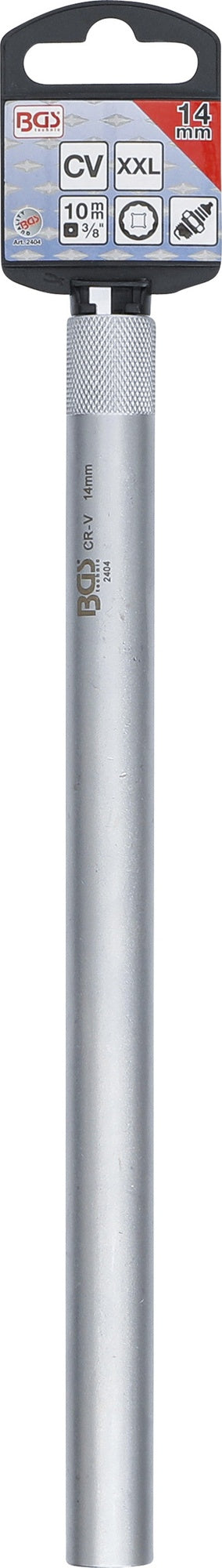BGS 2404 Zündkerzen Einsatz Zwölfkant SW 14mm extra lang Antrieb 10mm (3/8")