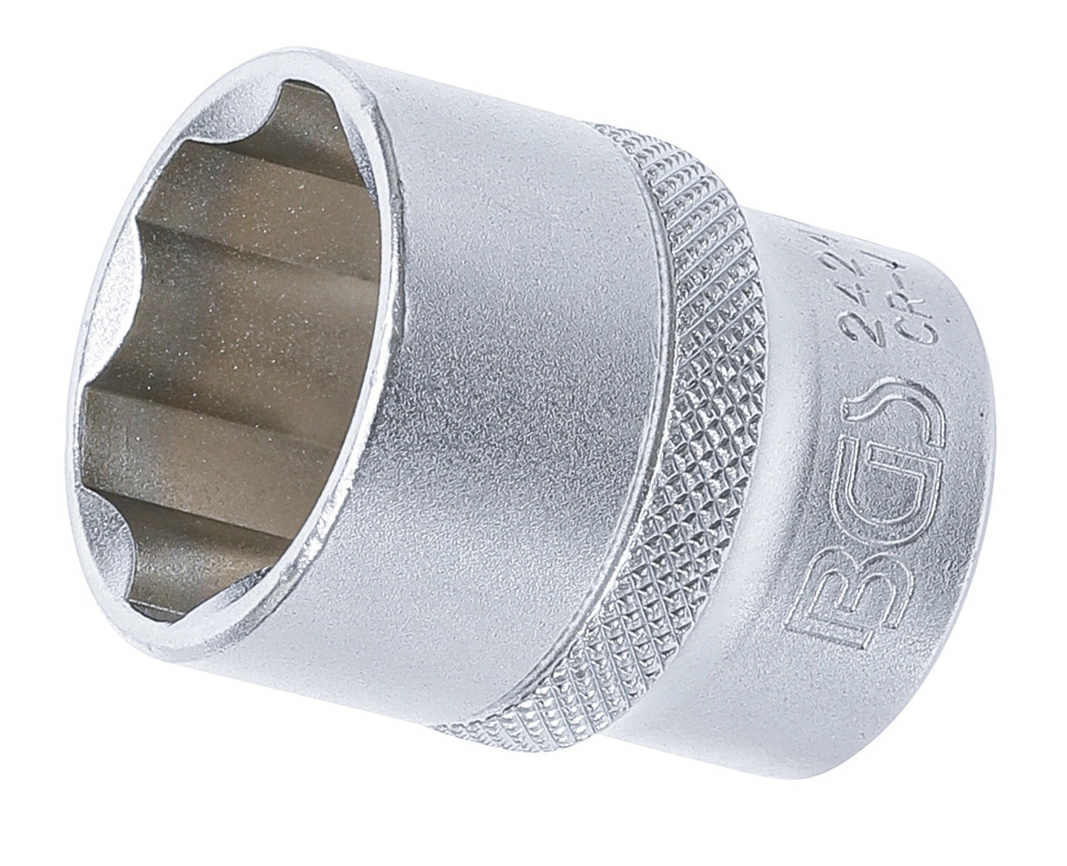 BGS 2424 Nuss / Stecknuss 24mm Super Lock Wellenprofil Antrieb 12,5mm (1/2")