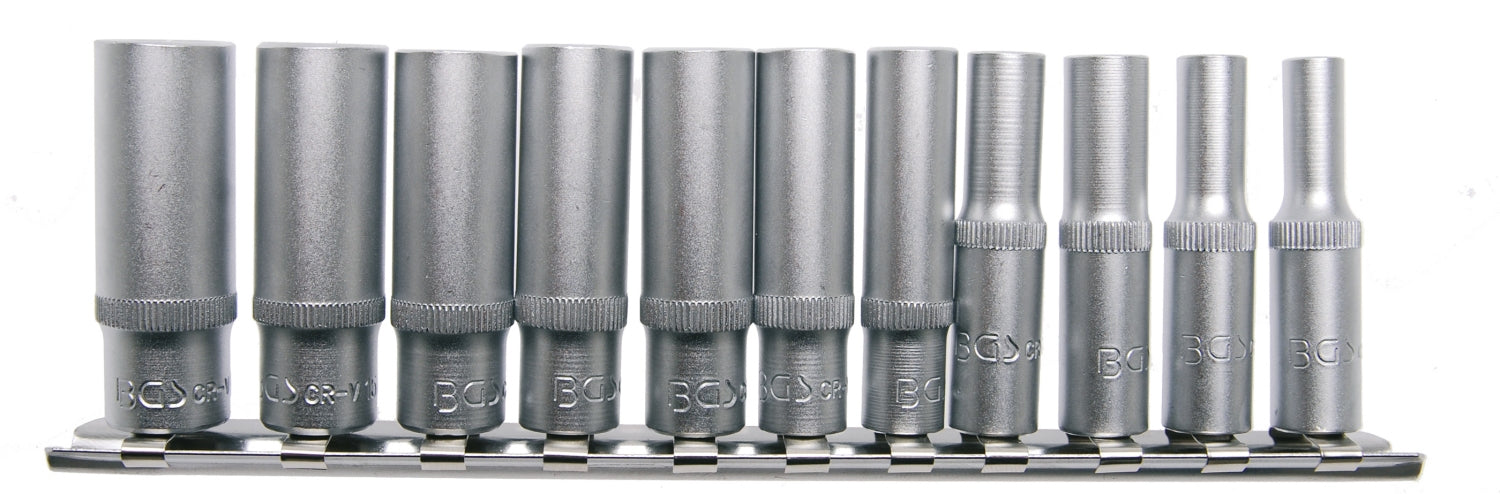 BGS 2429 ZOLL Satz Tiefbett Nüsse 4,7mm (3/16") - 12,5mm (1/2") Antrieb 6,3mm(1/4")