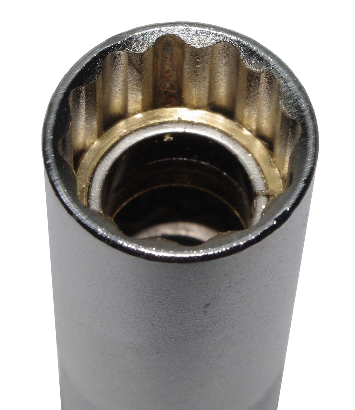 BGS 2446 Zündkerzen Nuss Einsatz 14mm 12-kant Länge 90mm Antrieb 10mm (3/8")