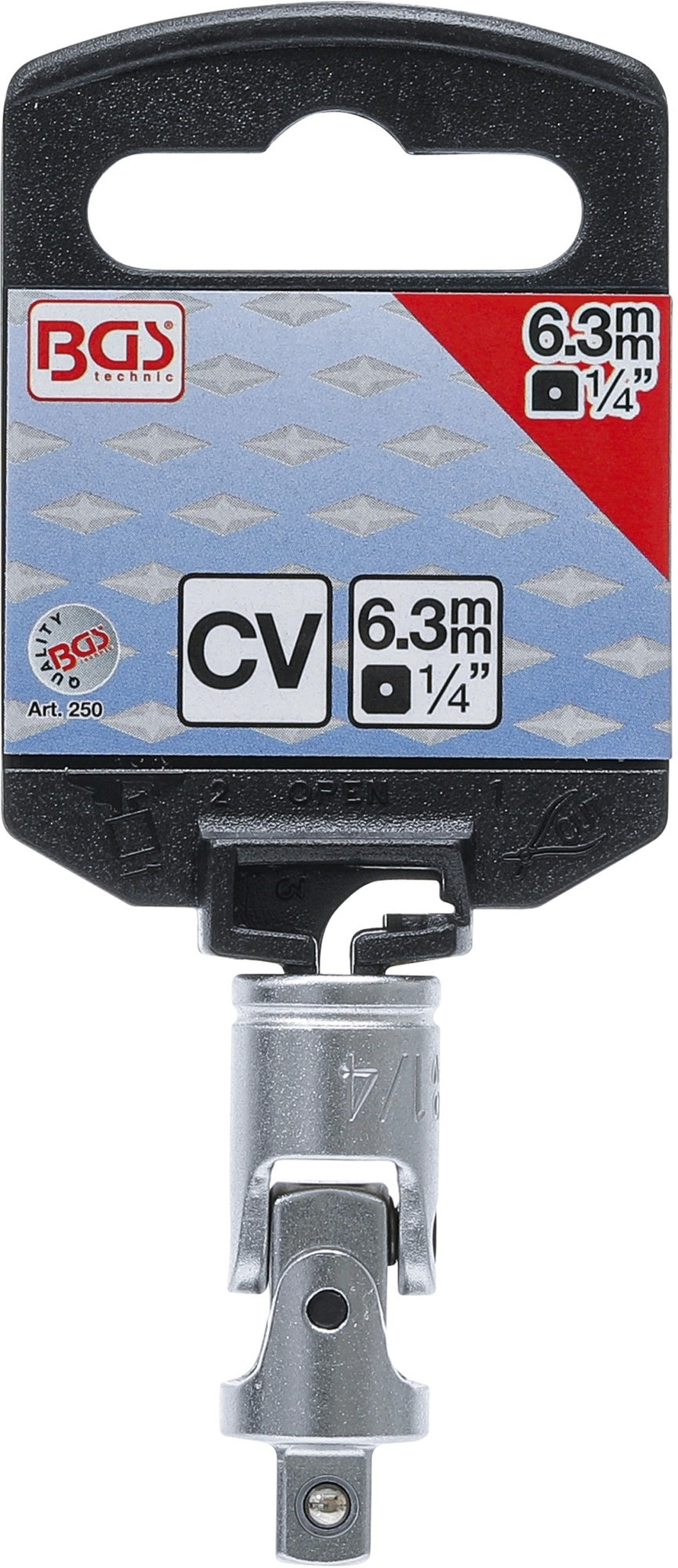 BGS 250 Kardangelenk Kugelgelenk Antrieb / Abtrieb 6,3mm (1/4")