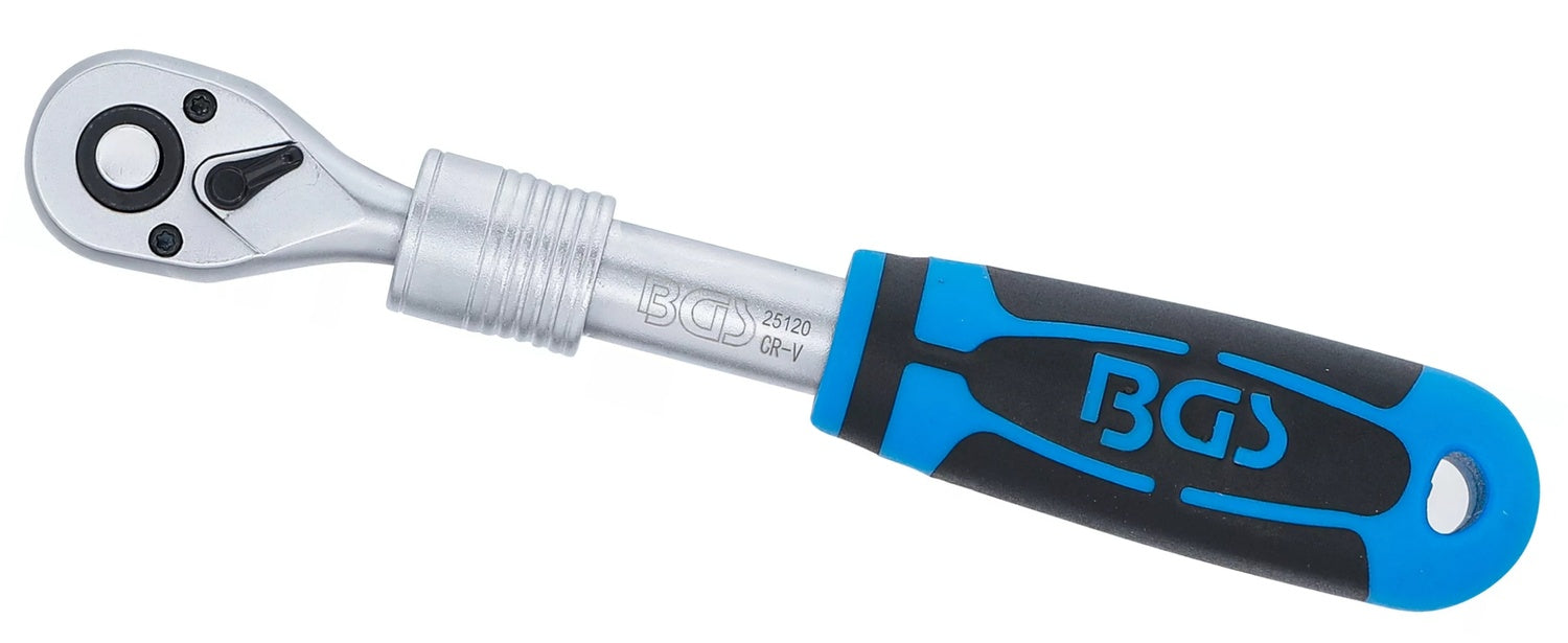 BGS 25120 Umschaltknarre ausziehbar Abtrieb 6,3mm (1/4") 190 - 225mm