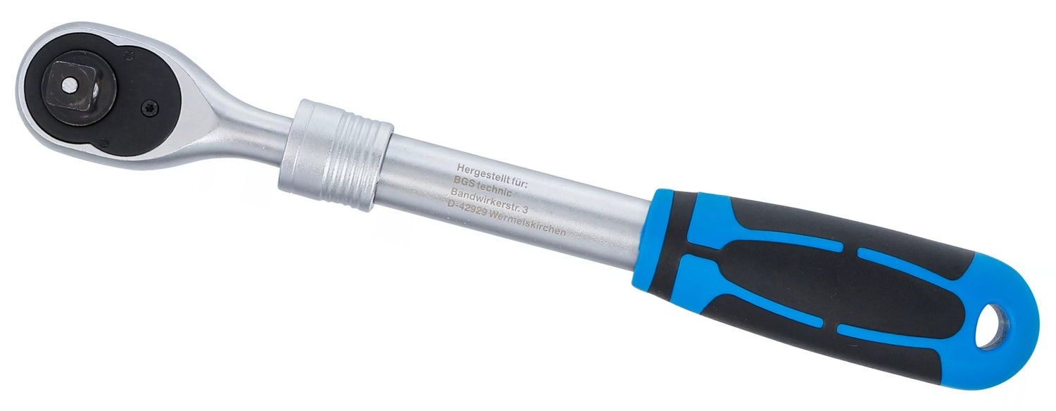 BGS 25122 Umschaltknarre ausziehbar Abtrieb 12,5mm (1/2") 305 - 445mm