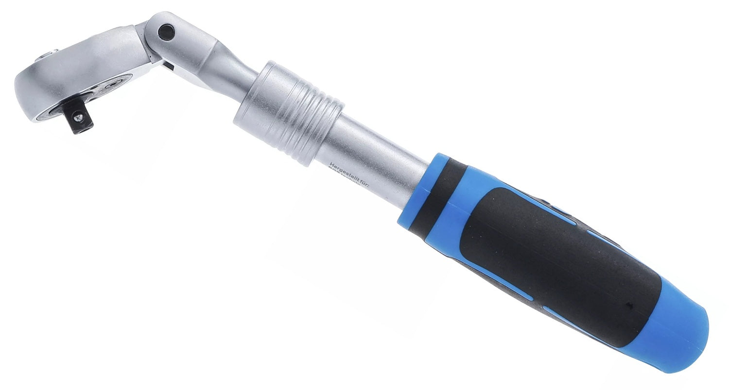 BGS 25125 Umschaltknarre ausziehbar abwinkelbar Abtrieb 6,3mm (1/4") 210 - 250mm