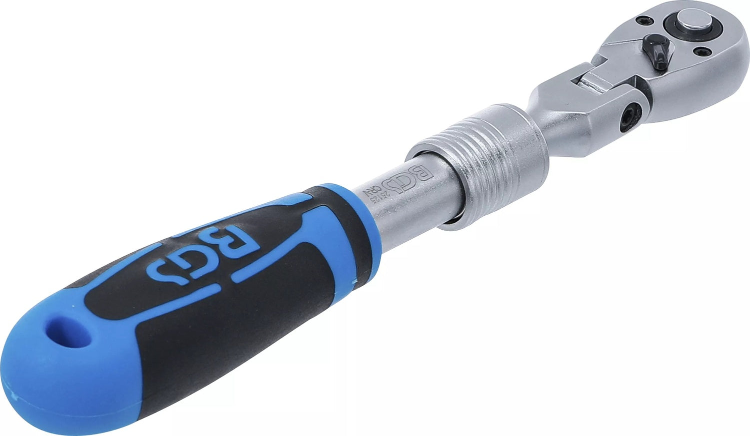 BGS 25125 Umschaltknarre ausziehbar abwinkelbar Abtrieb 6,3mm (1/4") 210 - 250mm