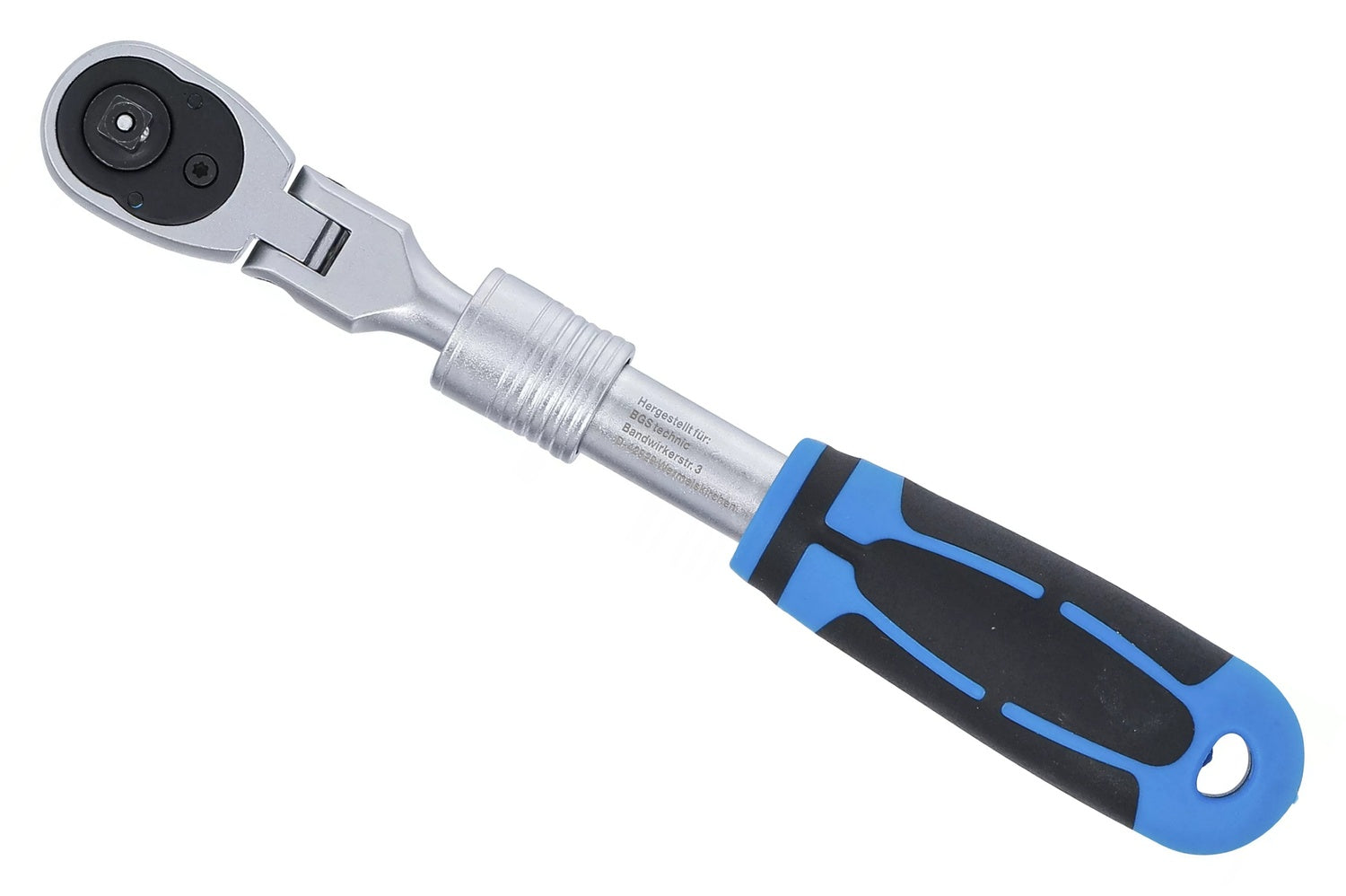 BGS 25125 Umschaltknarre ausziehbar abwinkelbar Abtrieb 6,3mm (1/4") 210 - 250mm
