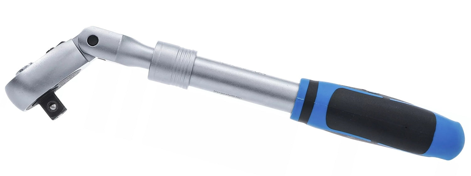 BGS 25127 Umschaltknarre ausziehbar abwinkelbar Abtrieb 12,5mm (1/2") 350 - 490mm