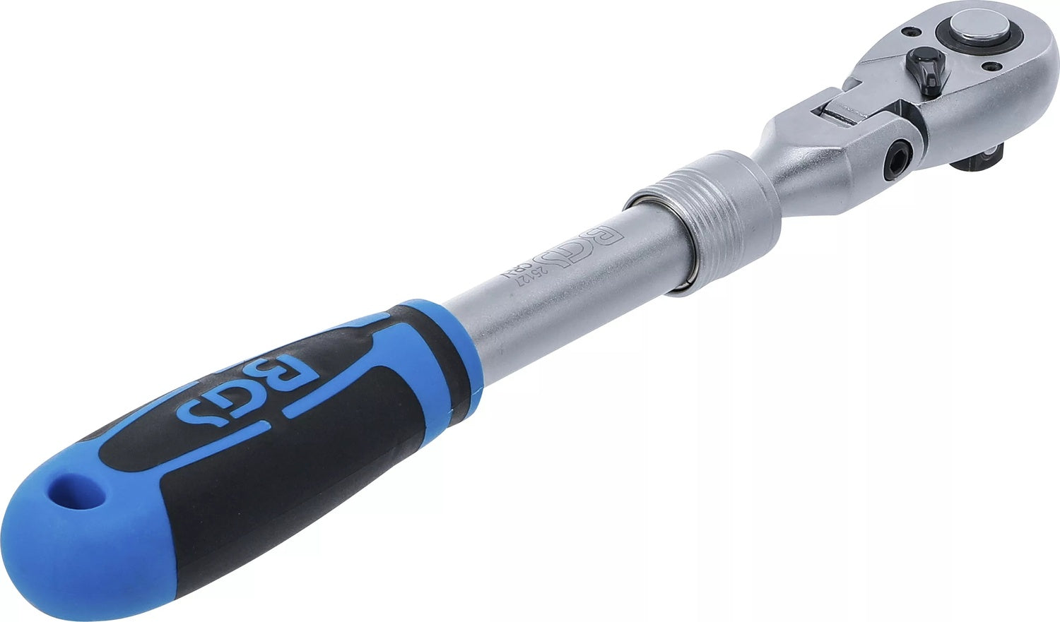 BGS 25127 Umschaltknarre ausziehbar abwinkelbar Abtrieb 12,5mm (1/2") 350 - 490mm