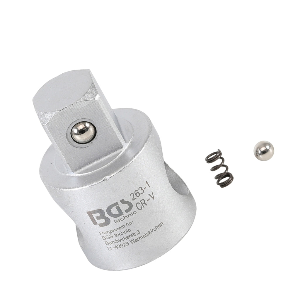 BGS 263-1 Gleitgriff Adapter für Verlängerungen Außenvierkant 20mm (3/4")