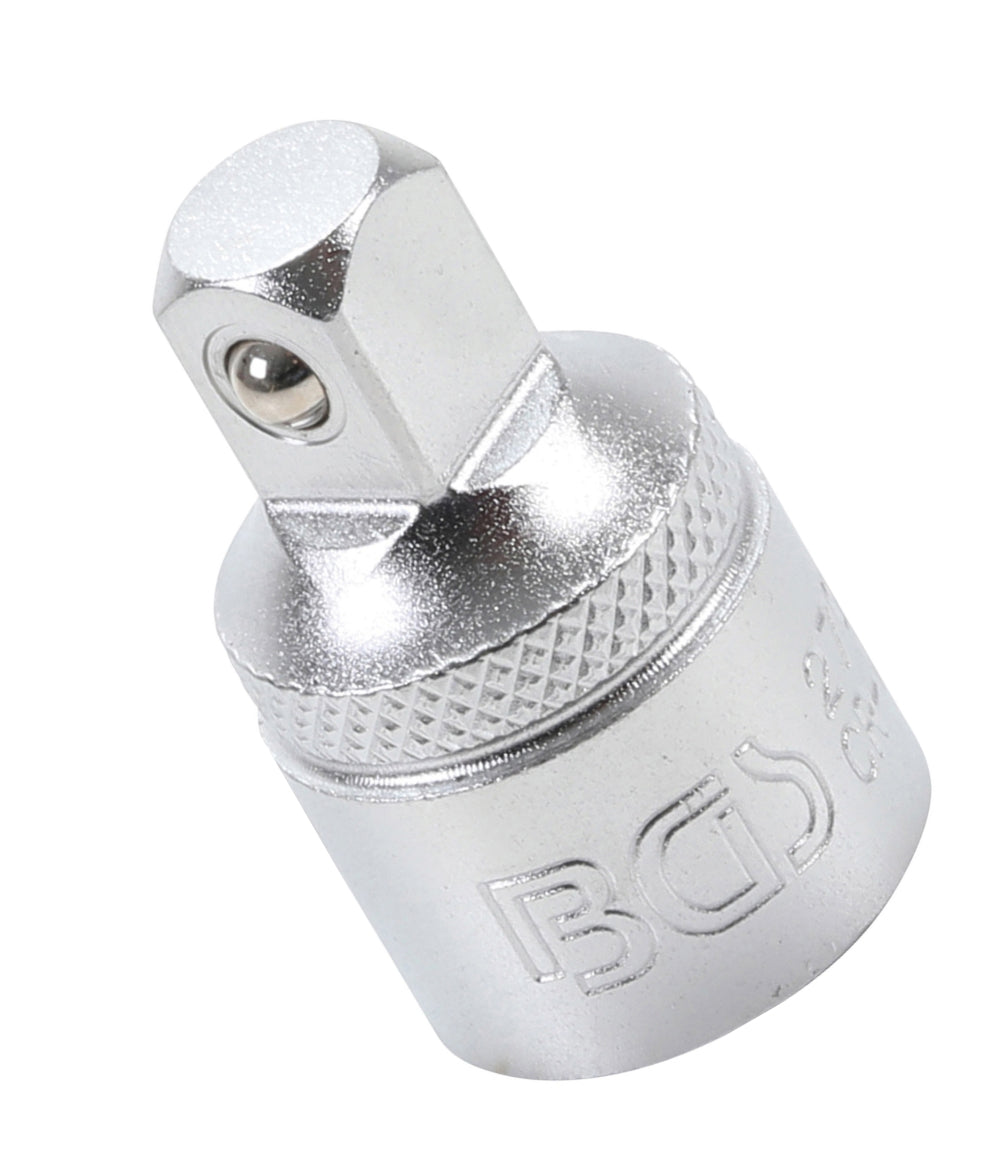 BGS 270 Steckschlüssel Adapter Innenvierkant 12,5mm (1/2") - Außenvierkant 10mm (3/8")
