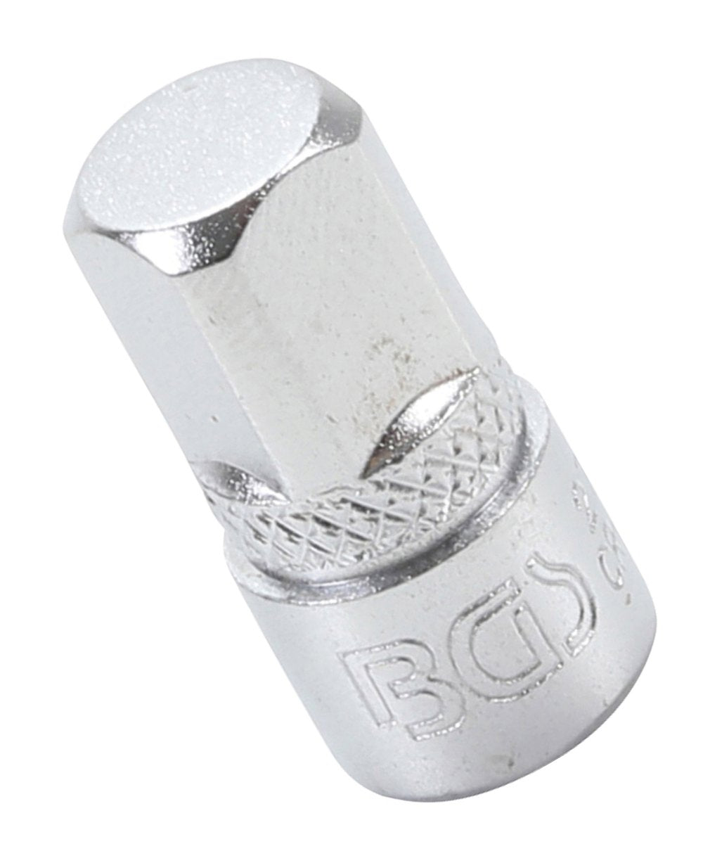 BGS 271 Steckschlüssel Adapter Innenvierkant 6,3mm (1/4") - Außenvierkant 10mm (3/8")