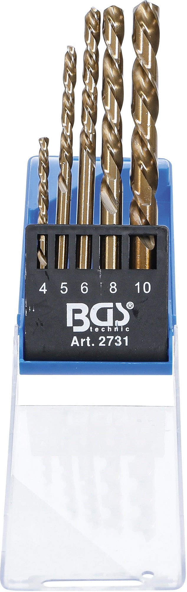 BGS 2731 Satz Bohrer linksschneidend 5 teilig Ø3 5 6 8 10mm