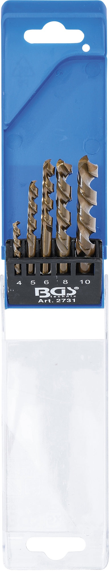 BGS 2731 Satz Bohrer linksschneidend 5 teilig Ø3 5 6 8 10mm