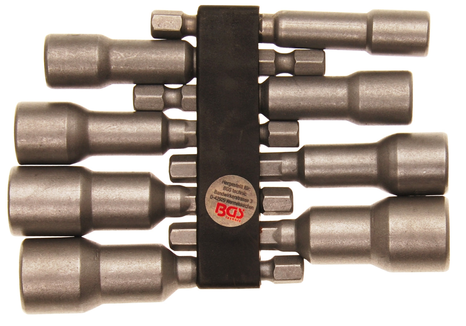 BGS 2758 Satz Steckschlüssel / Nüsse 6-13mm Antrieb Außensechskant 6,3 mm (1/4")