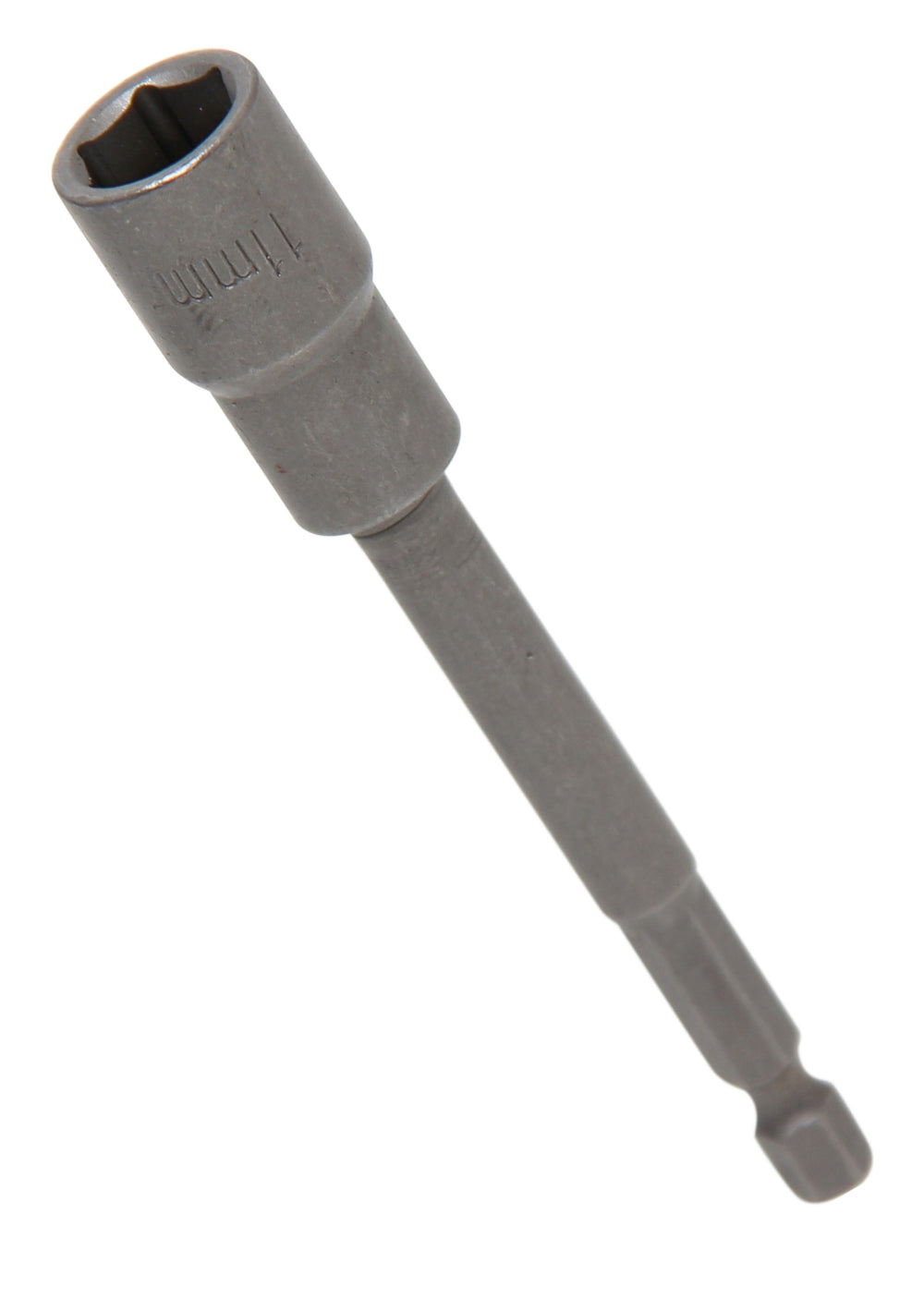 BGS 2767 Steckschlüsseleinsatz Sechskant extra lang Antrieb 6,3mm (1/4") für Bohrmaschinen SW 11mm