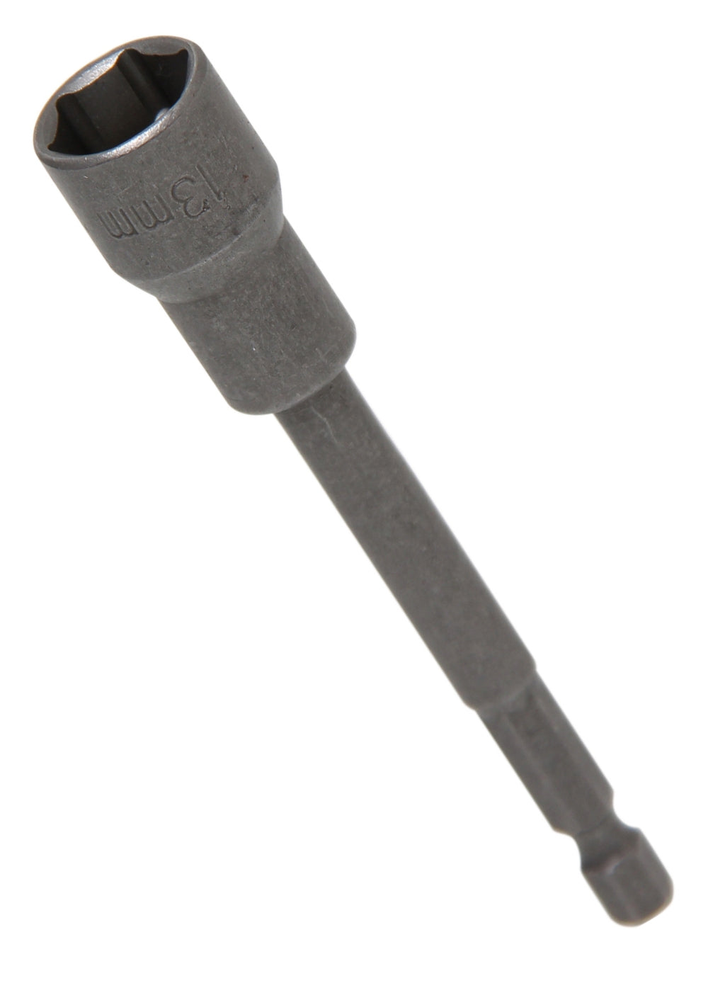 BGS 2769 Steckschlüsseleinsatz Sechskant extra lang Antrieb 6,3mm (1/4") für Bohrmaschinen SW 13mm