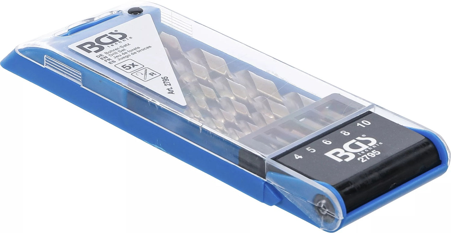 BGS 2795 Satz Spiralbohrer HSS Ø 4 - 10mm 5 teilig