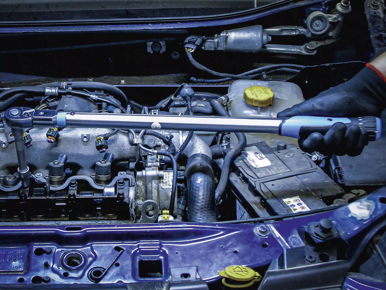 BGS 2810 Drehmomentschlüssel 20-100 Nm passend für Einsteckwerkzeuge 9 x 12mm Außenvierkant