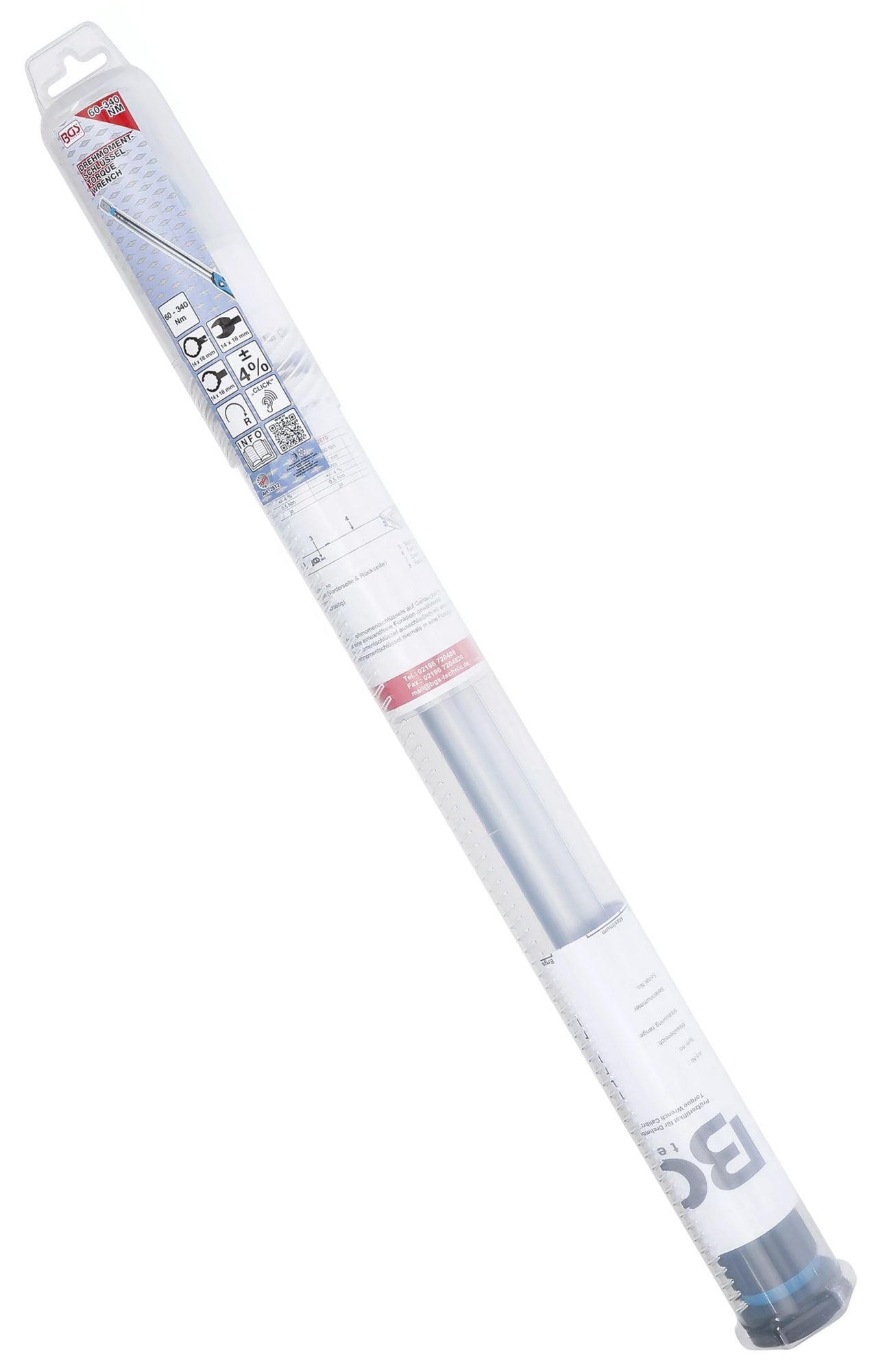 BGS 2812 Drehmomentschlüssel 60-340 Nm passend für Einsteckwerkzeuge 14 x 18mm Außenvierkant