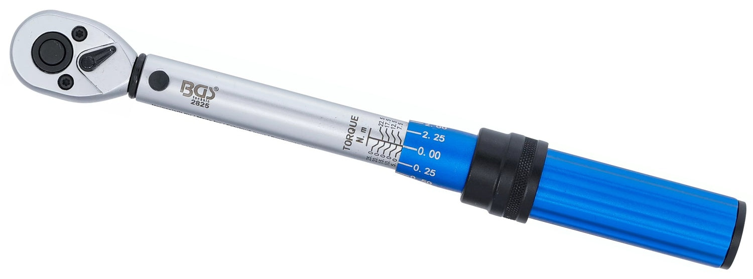 BGS 2825 Drehmomentschlüssel Abtrieb Außenvierkant 6,3mm (1/4") 5 - 25Nm