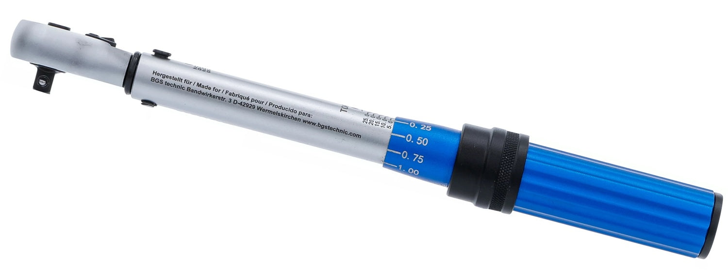 BGS 2825 Drehmomentschlüssel Abtrieb Außenvierkant 6,3mm (1/4") 5 - 25Nm