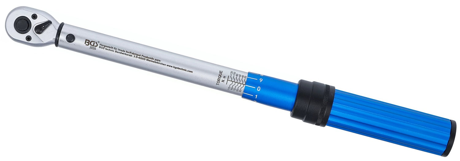 BGS 2826 Drehmomentschlüssel Abtrieb Außenvierkant 10mm (3/8") 20 - 120Nm